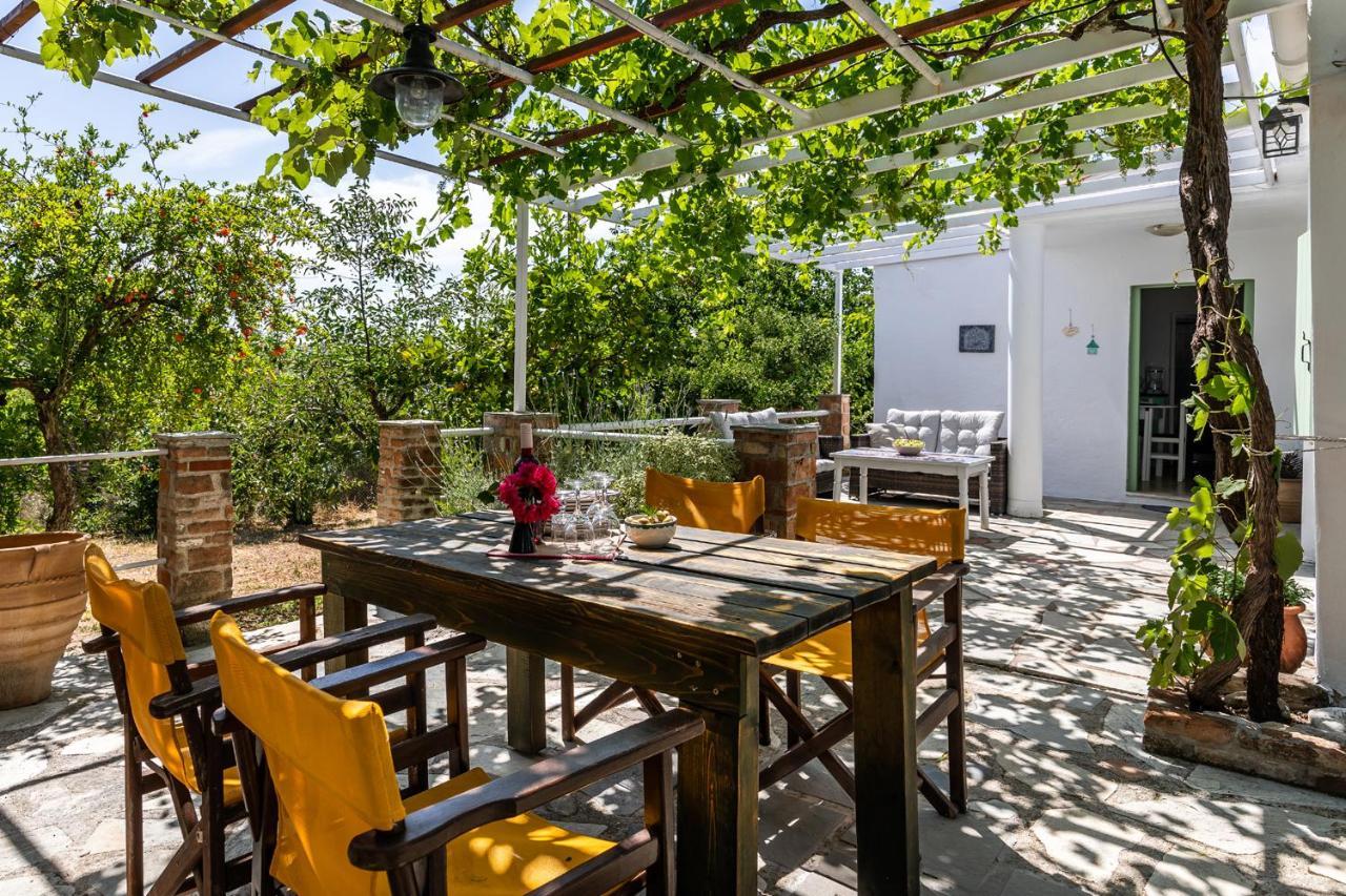 Skopelos Amigdalia Cottage ภายนอก รูปภาพ