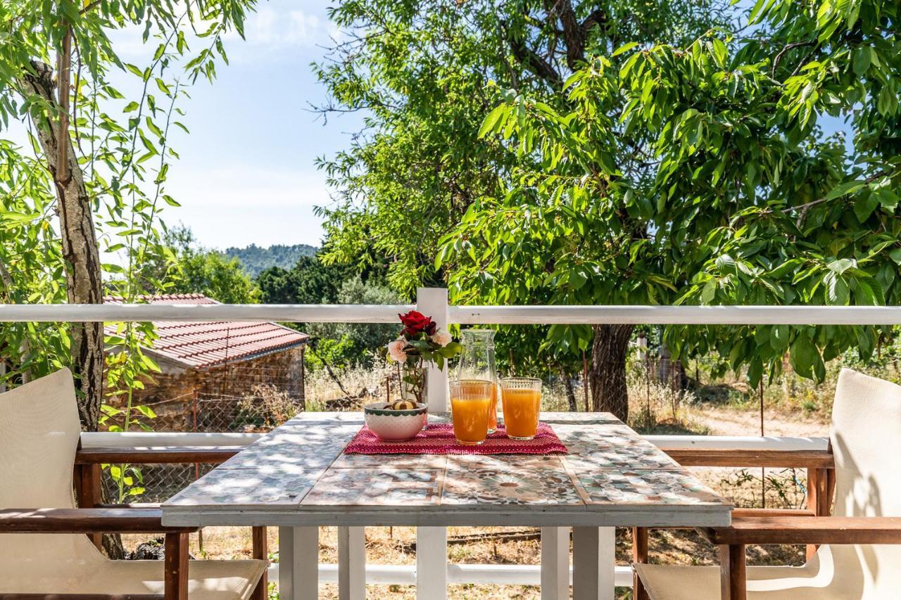 Skopelos Amigdalia Cottage ภายนอก รูปภาพ
